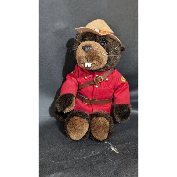 Bucky Beaver Stuffed Animal House Soft Toy Canadian Mountie RMCP Canada  10" - Picture 3 of 7